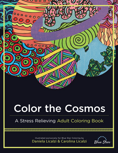Download Color The Cosmos A Stress Relieving Adult Coloring Book Bluestarcoloring Com