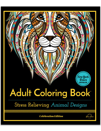 Animal Coloring Book for Adults: 76 Unique Designs, Stress Relieving  Designs Animals