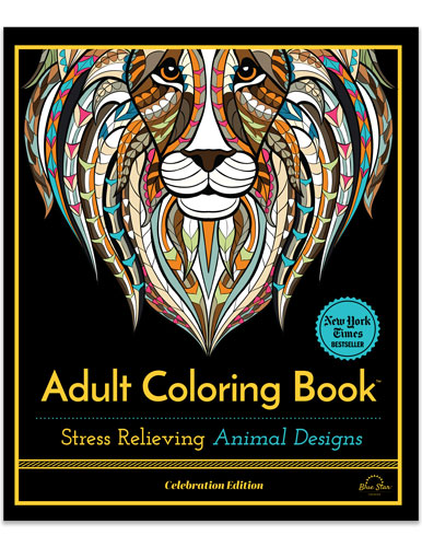 Adult Colouring Book Animals: Stress Relieving Animal Designs 100