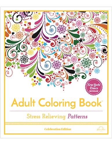 Adult Coloring Book: Stress Relieving Patterns, Mini Celebration Edition