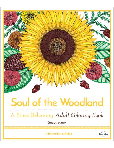 Woodland Coloring Book Adult Coloring Book 30 Pages Forest Coloring Book Kids  Drawing Book Mindfulness Colouring Book for Stress 