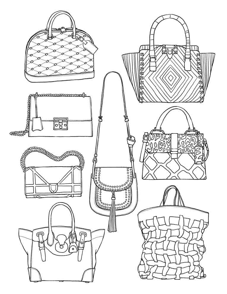 Fashion Forward: A Stress Relieving Adult Coloring Book 