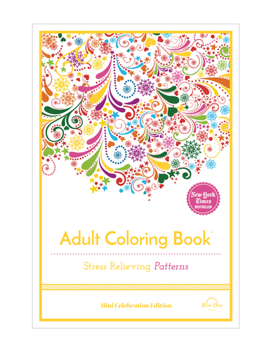 Adult Coloring Book: Stress Relieving Patterns, Mini Celebration Edition 