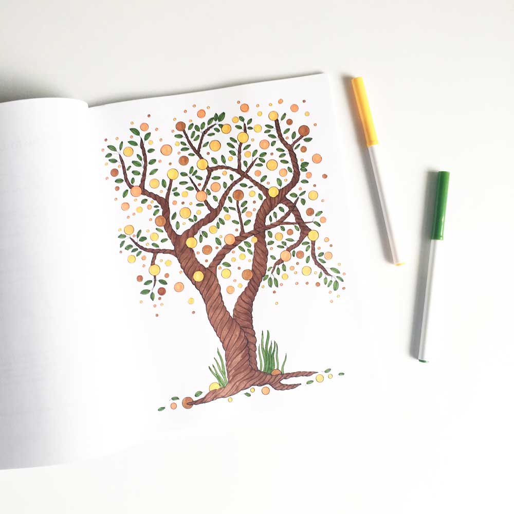Woodland Coloring Book Adult Coloring Book 30 Pages Forest Coloring Book Kids  Drawing Book Mindfulness Colouring Book for Stress 